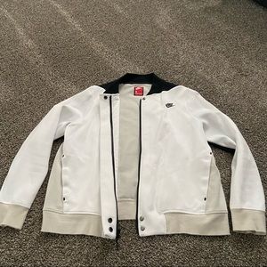 White Nike sport jacket